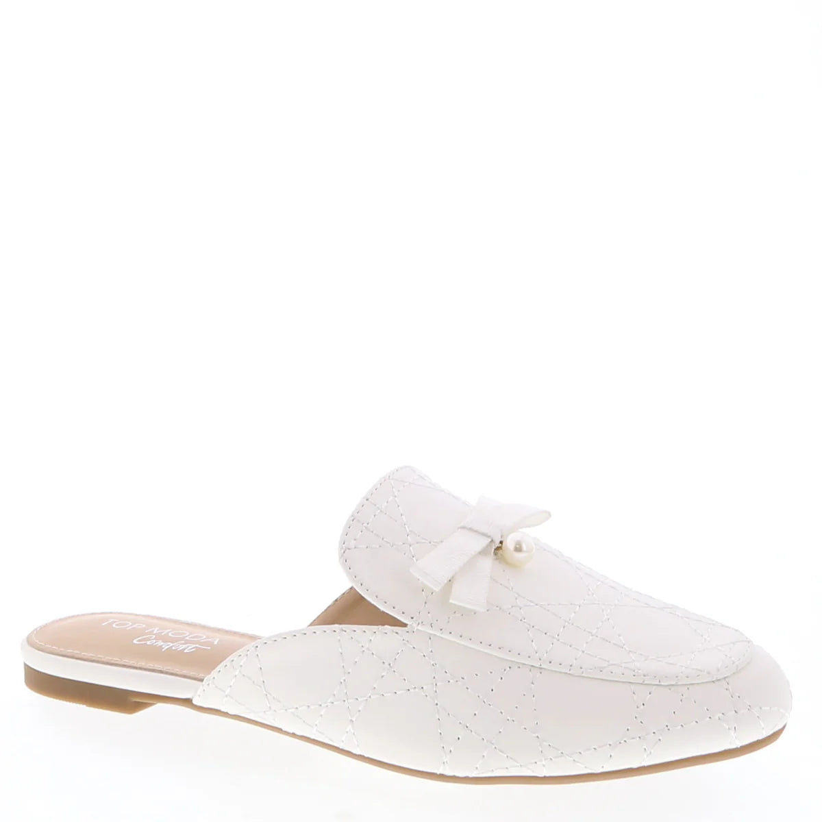 Bellen-37 Casual Flat - White Pu - view 2
