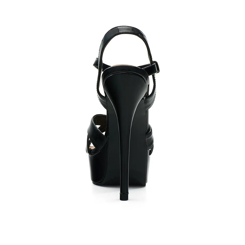 Flora-62 Dressy Heel - Black Patent - view 3