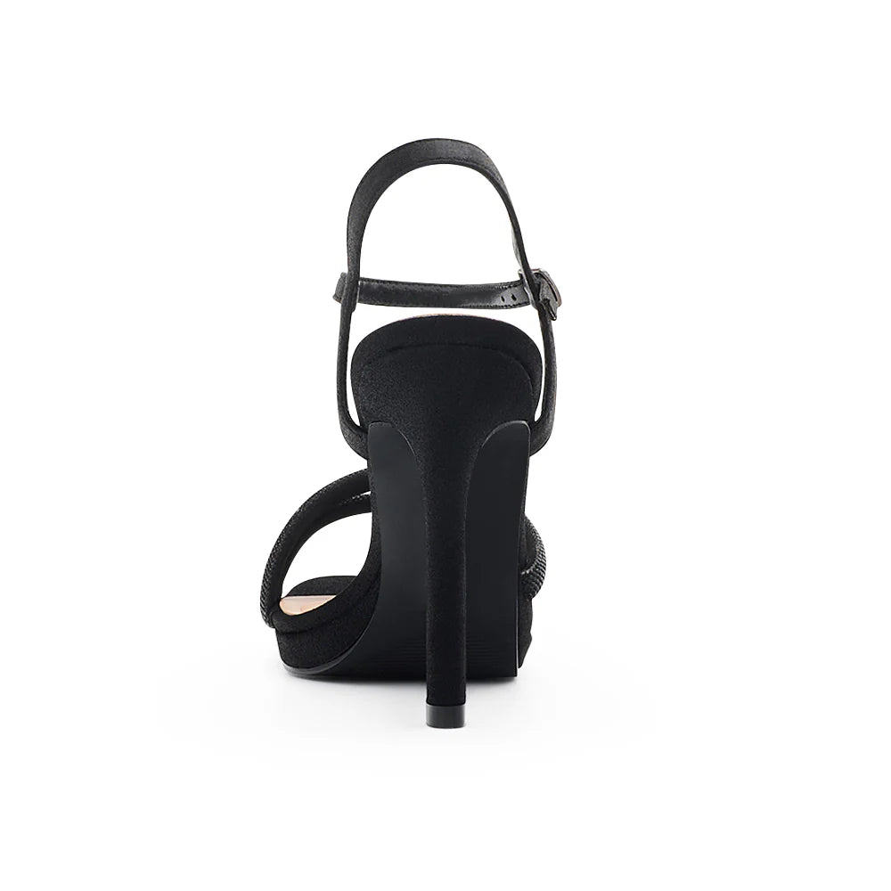 Helena-16 Dressy Heels - Black Shimmer - view 3