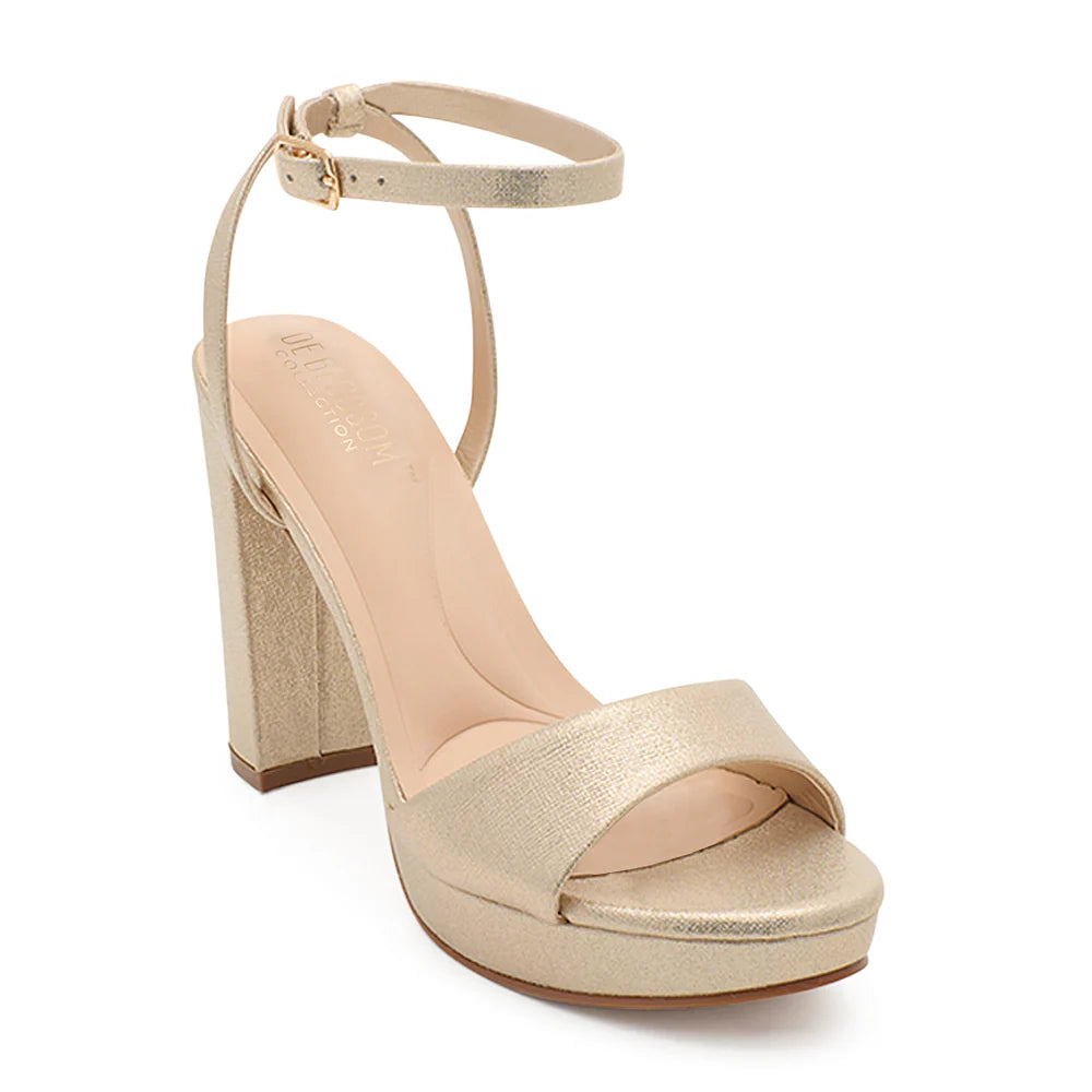 Jane-36 Dressy Heels - Nude Shimmer - view 2