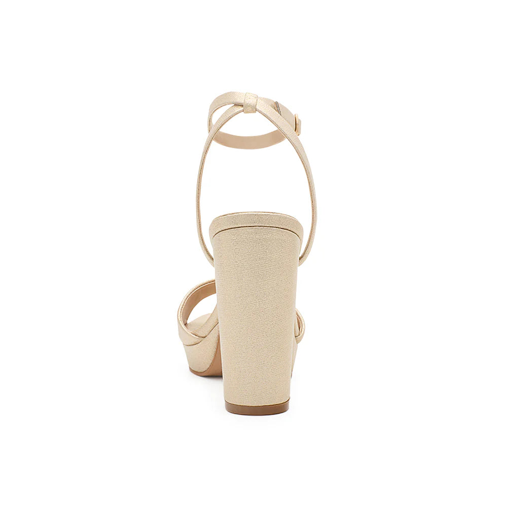 Jane-36 Dressy Heels - Nude Shimmer - view 3