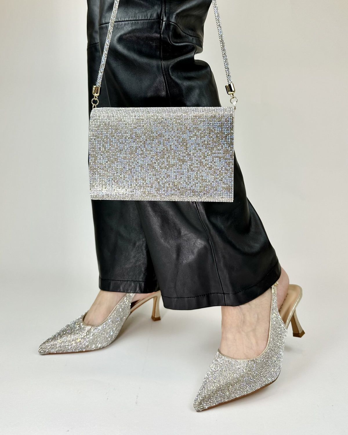 Keisha-1 Dressy Heel - Nude Shimmer - view 2