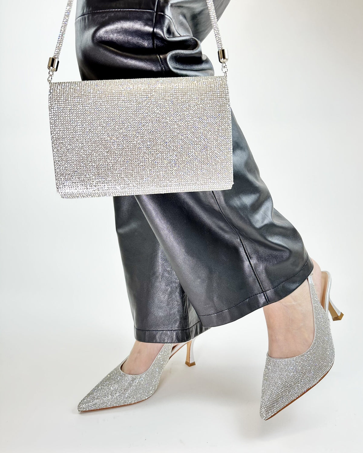 Keisha-1 Dressy Heel - Silver Shimmer - view 1