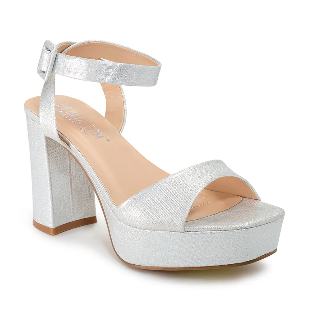 Anya-2 Dressy Heel - Silver Shimmer - view 2