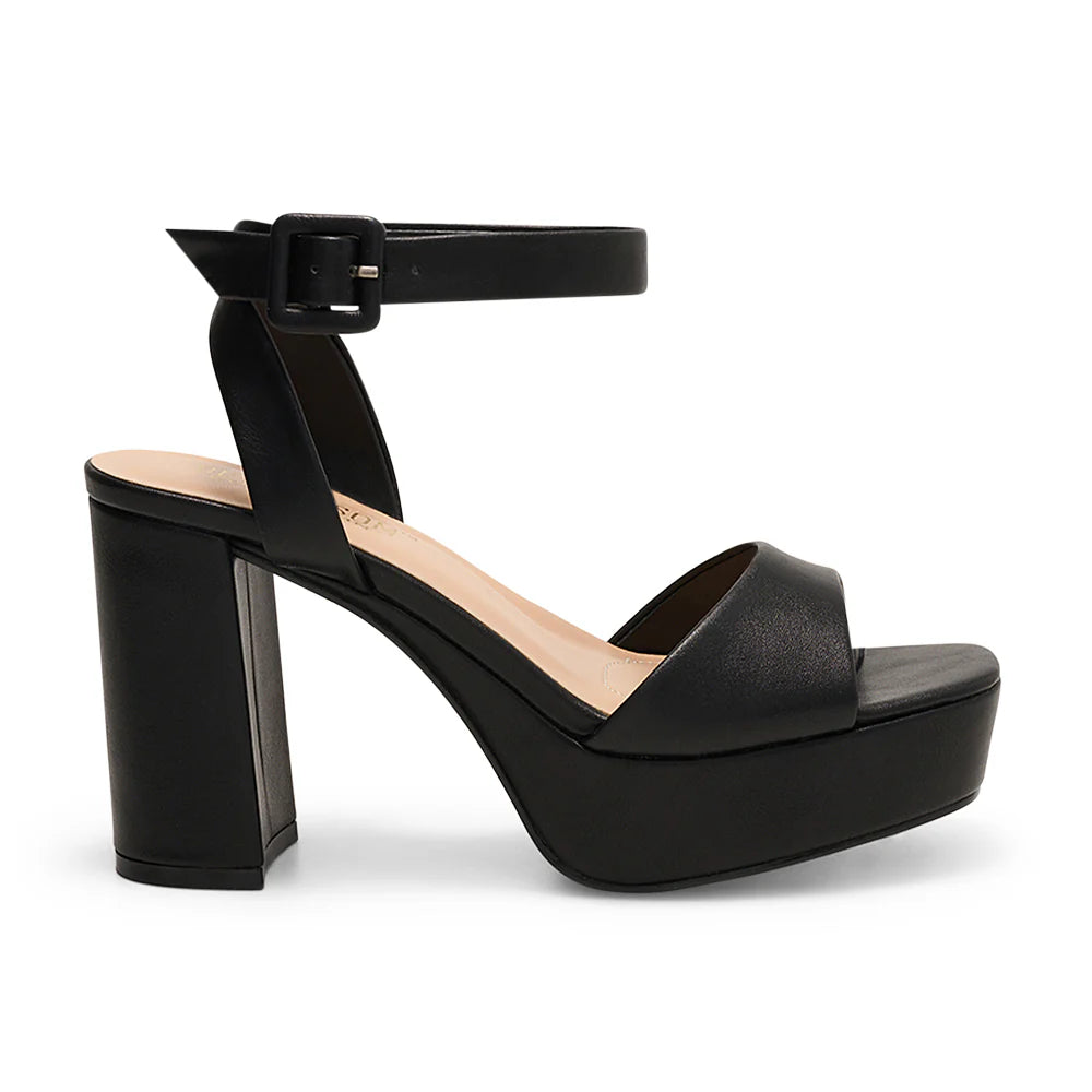 Anya-2 Dressy Heel - Black Pu - view 1