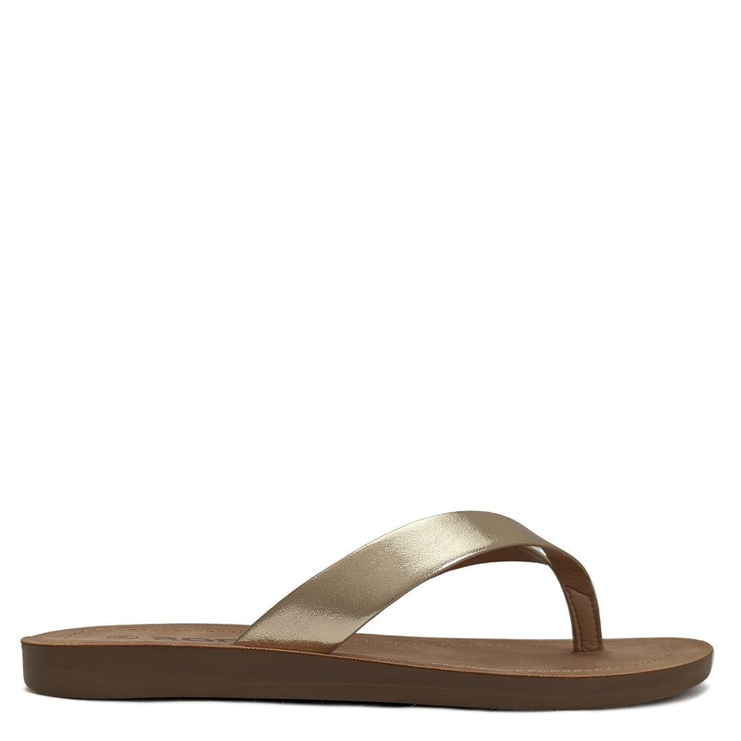 Ella Flat Sandals - Gold - view 1