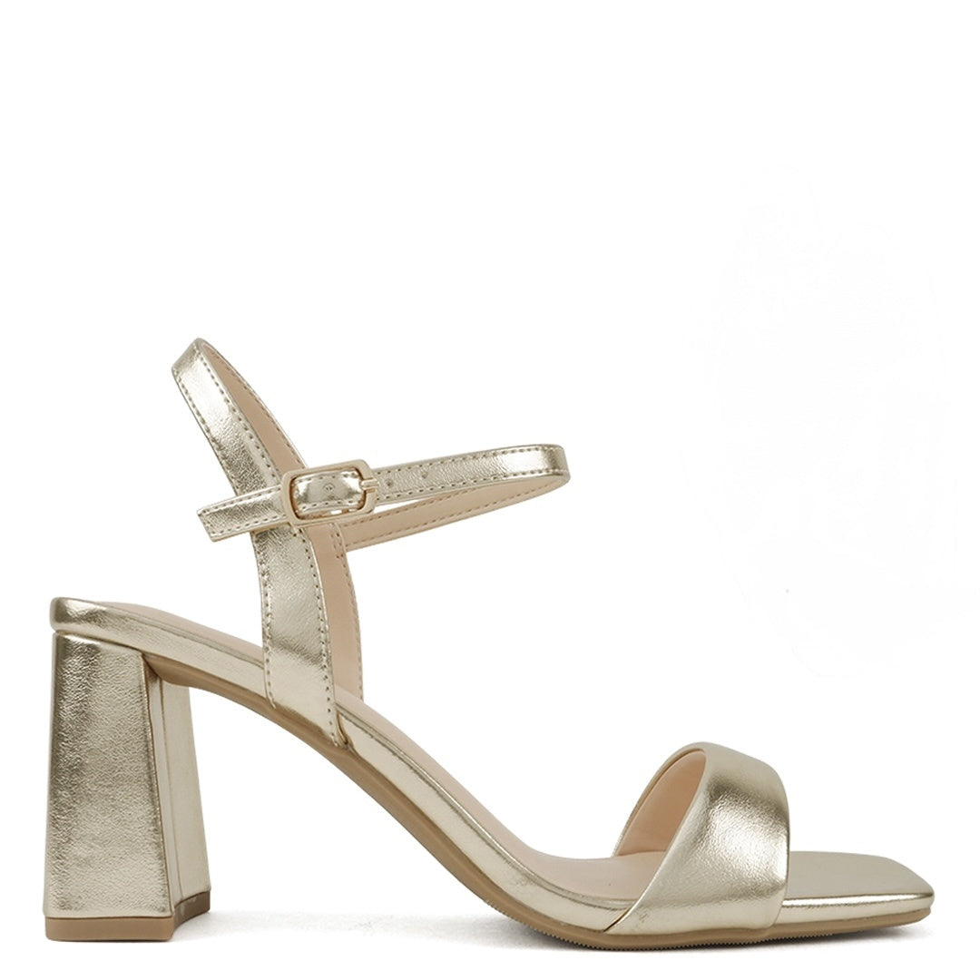 Nancy Casual Heels - Gold Metallic - view 1