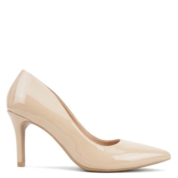 Florian Casual Heels - Beige Patent - view 3