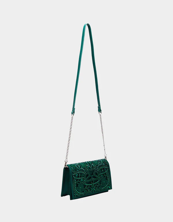 Cut Out Sparkler Bag - Emerald - view 3