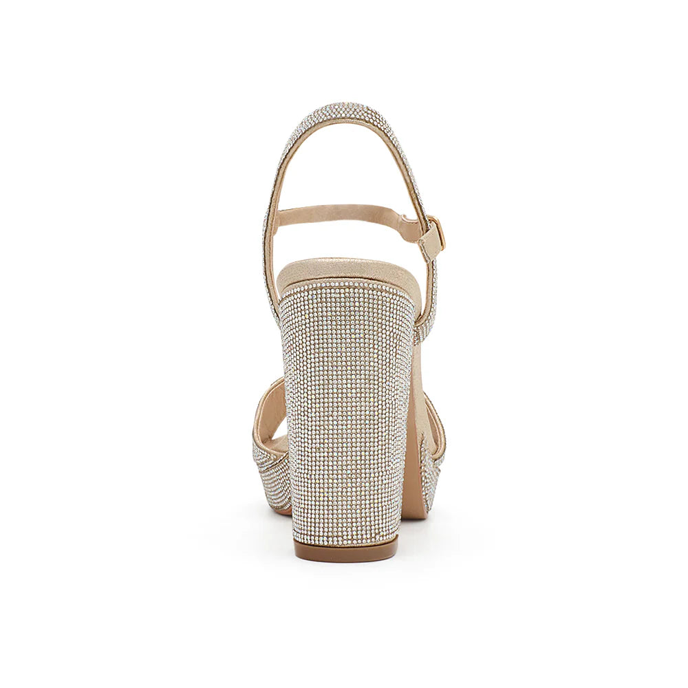 Jane-47 Dressy Heel - Nude Shimmer - view 3