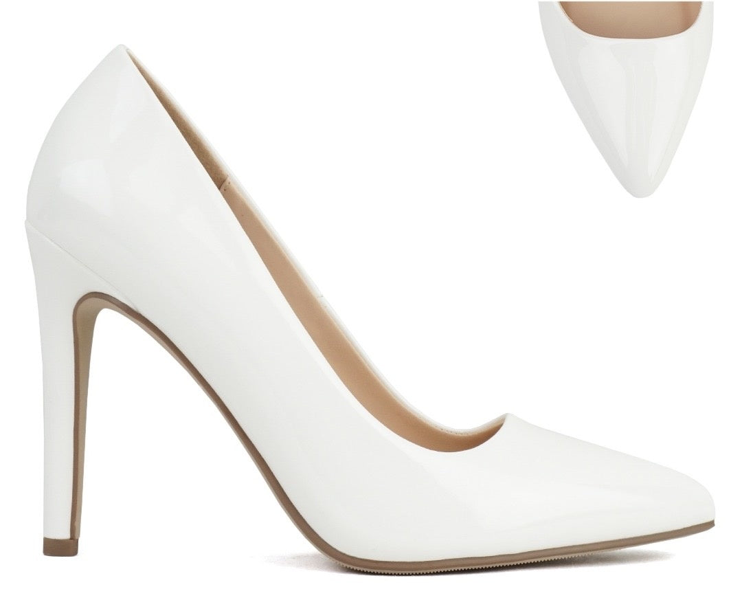 Scheme Casual Heels - White Patent - view 2