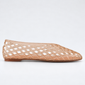 User Woven Jelly Slip-On Flats