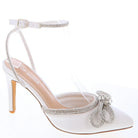 Freya-5 Dressy Heel - White Pu - view 1