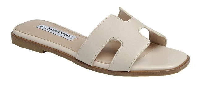Main-13 Flat Sandal - Beige - view 1