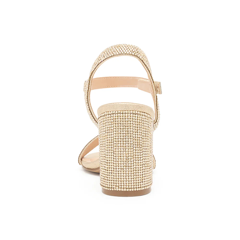 Anna-12T Dressy Heel - Gold - view 3
