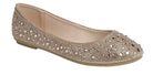 Mariana-25 Dressy Flat - Rose Gold - view 1