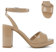 Harbor Casual Heels - Camel Patent - view 2