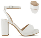Harbor Casual Heels - White Pu - view 2
