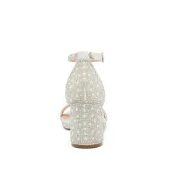 Nelly-7T Dressy Heels - White Shimmer - view 6