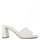 Reagan Dressy Heels - White Mesh - view 1