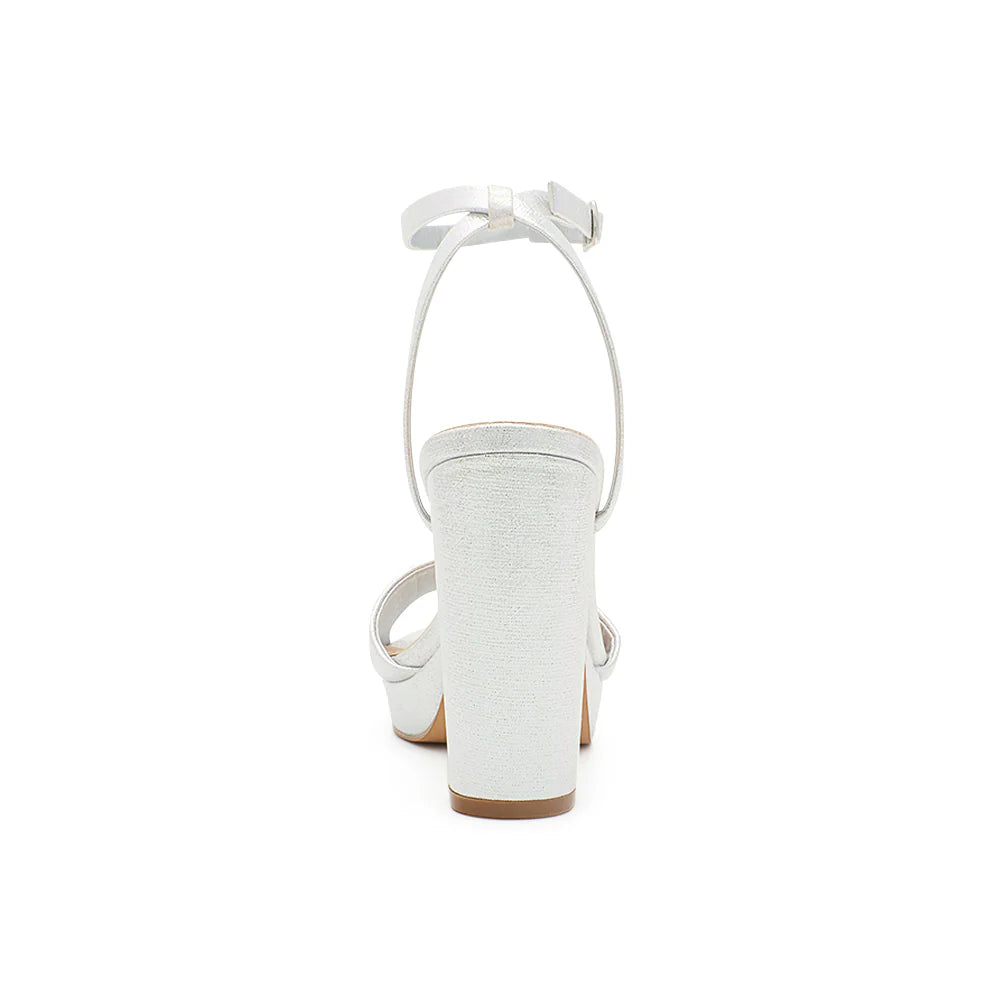 Jane-36 Dressy Heels - Silver Shimmer - view 3