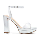 Jane-36 Dressy Heels - Silver Shimmer - view 1