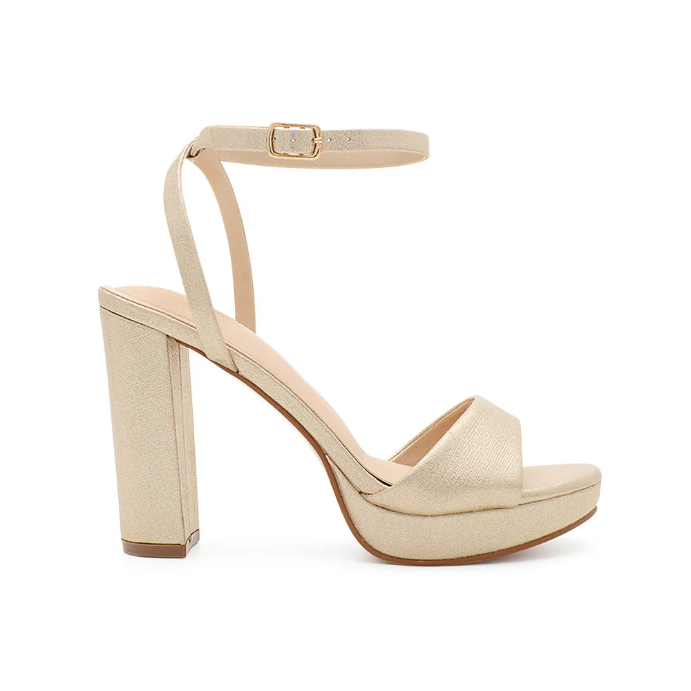 Jane-36 Dressy Heels - Nude Shimmer - view 1