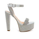 Duncan-25 Dressy Heels - Silver Shimmer - view 2