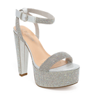 Duncan-25 Dressy Heels - Silver Shimmer - view 1