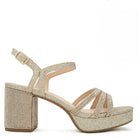 Icarus Casual Heels - Lt Gold Glitter - view 1