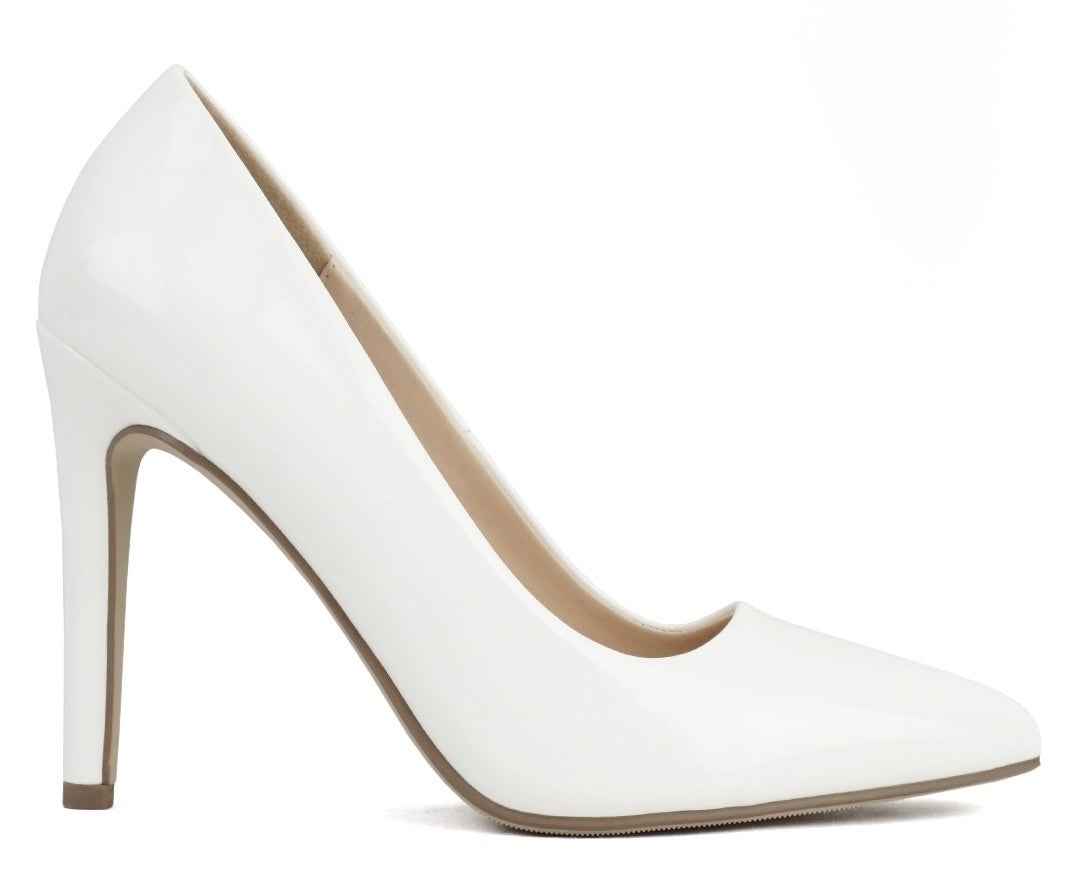 Scheme Casual Heels - White Patent - view 1