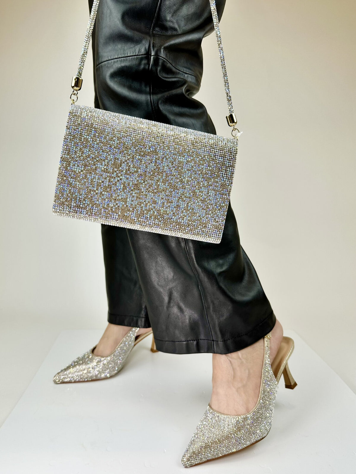 Keisha-1 Dressy Heel - Nude Shimmer - view 5