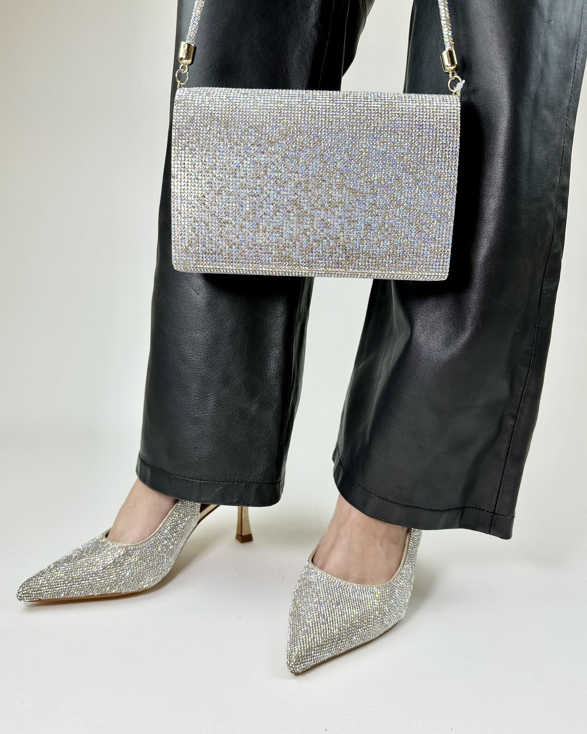 Keisha-1 Dressy Heel - Nude Shimmer - view 4