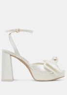 Patton Dressy Heel - Ivory Satin - view 2