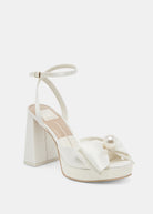 Patton Dressy Heel - Ivory Satin - view 1