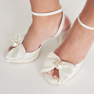 Patton Dressy Heel - Ivory Satin - view 3