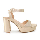 Anya-2 Dressy Heel - Nude Shimmer - view 1