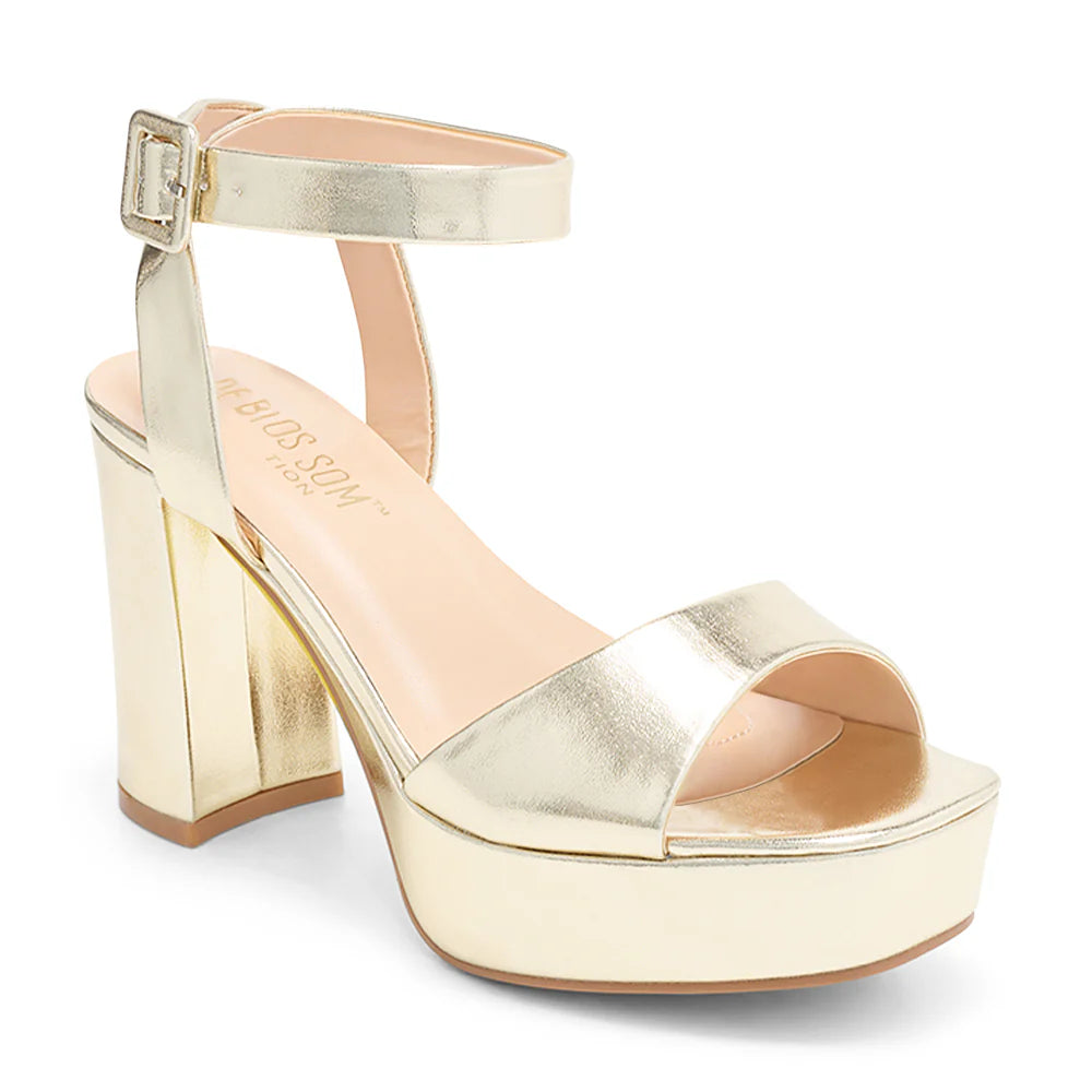 Anya-2 Dressy Heel - Gold Metallic - view 2