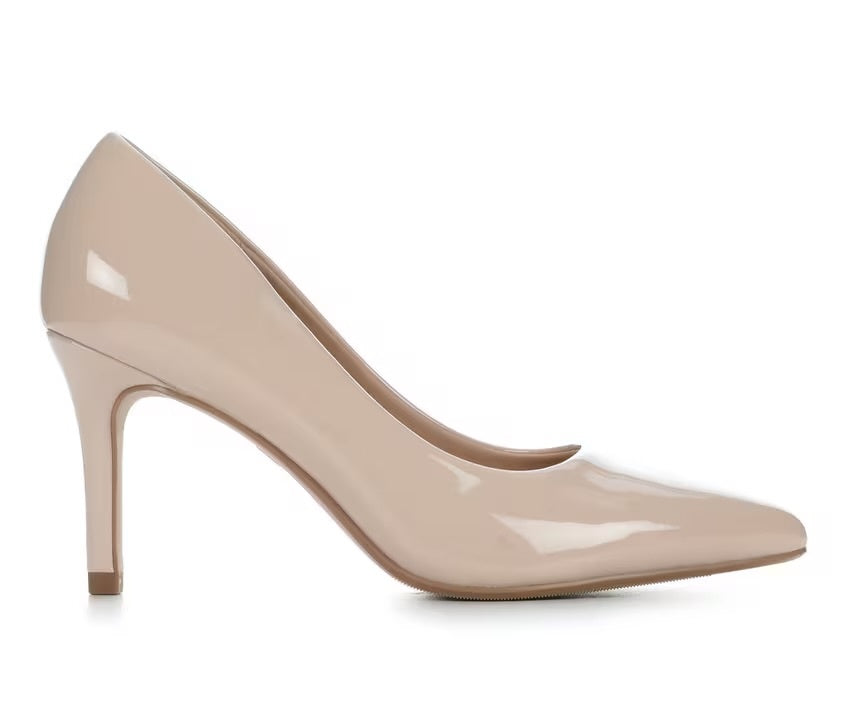Florian Casual Heels - Beige Patent - view 1