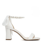 Morgan Dressy Heels - White Satin - view 1