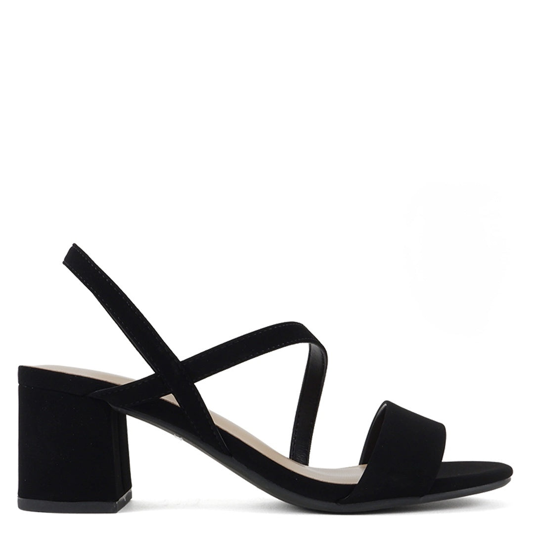 Kelila Casual Heels - Black Nubuck - view 1