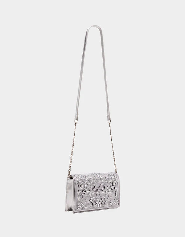 Cut Out Sparkler Bag - Silver - view 3