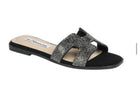 Main-59 Flat Sandal - Black Nb - view 1