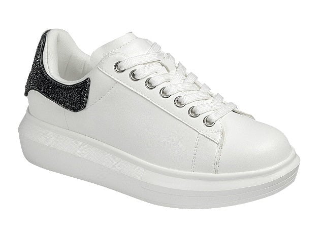 Princess-2 Casual Sneakers - White/Black - view 1
