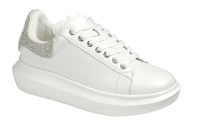 Princess-2 Casual Sneakers - White/Silver - view 1