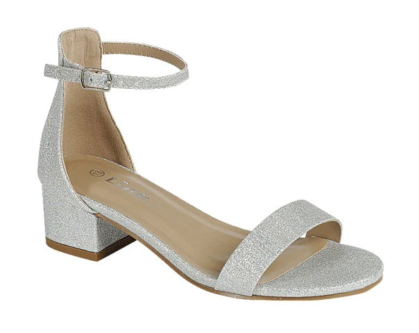 Nataly-06k Girls Heel - Silver - view 1