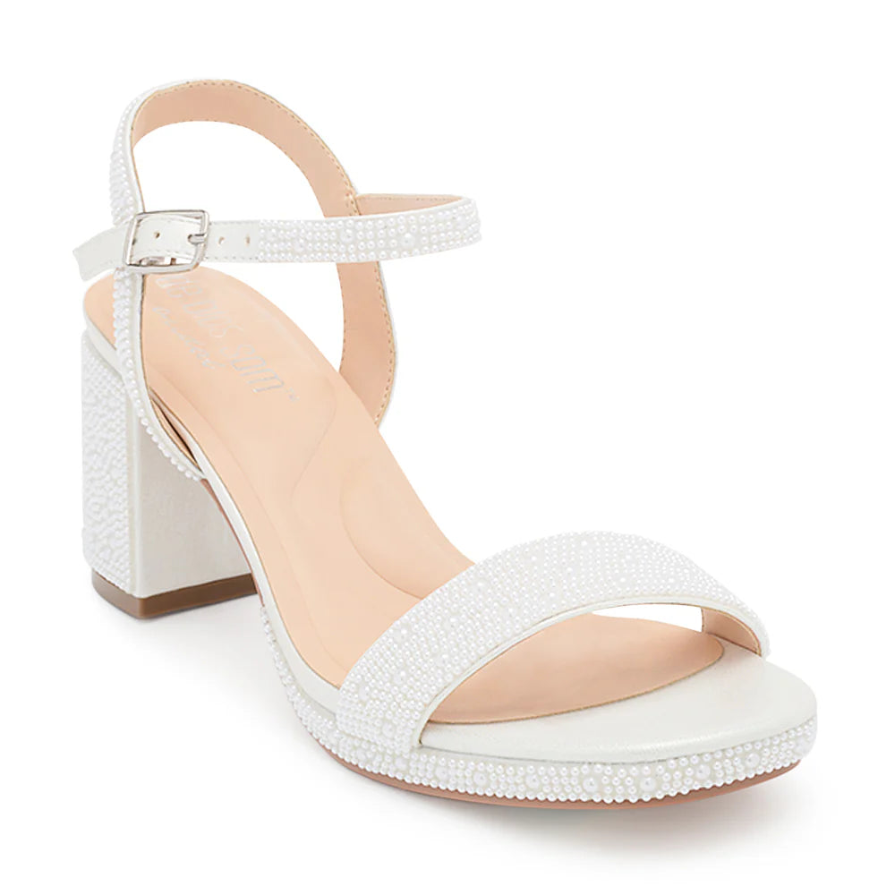 Nelly-20XT Dressy Heel - Pure White - view 3