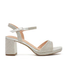 Nelly-43 Dressy Heels - Silver Shimmer - view 3