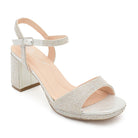 Nelly-43 Dressy Heels - Silver Shimmer - view 1