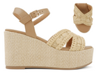 Loyal Platform Sandals - Natural/Raffia - view 2